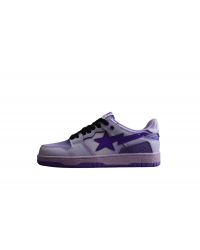 BAPE STA Low-Top Purple Gradient Sneakers