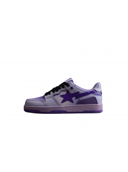 BAPE STA Low-Top Purple Gradient Sneakers