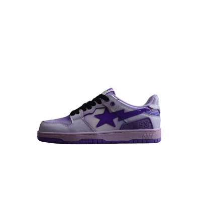 BAPE STA Low-Top Purple Gradient Sneakers
