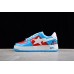 BAPE STA Low-Top Sneakers in Blue and Red Captain America Edition