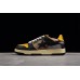 BAPE STA Low Top Sneakers in Black and Yellow