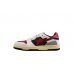 BAPE STA Low Top Sneakers in Red, White, and Black