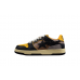 BAPE STA Low Top Sneakers in Black and Yellow