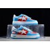 BAPE STA Low-Top Sneakers in Blue and Red Captain America Edition