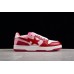 BAPE STA Low-Top Sneakers in Red and Pink