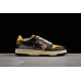 BAPE STA Low Top Sneakers in Black and Yellow