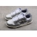 BAPE STA Low-Top Sneakers in White and Gray