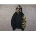 BAPE GREEN CAMO FULL ZIP HOODIE BLACK