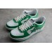 BAPE STA Low-Top Green and White Sneakers