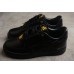 BAPE STA Low-Top Black Croc-Embossed Sneakers