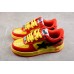 BAPE STA Low-Top Sneakers in Red and Yellow Iron Man Edition