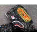 BAPE SPACE CAMO DOUBLE SHARK FULL ZIP HOODIE BLACK