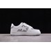 BAPE STA Low-Top Sneakers in White and Grey