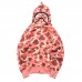 BAPE x BARBIE DOT CAMO SHARK FULL ZIP HOODIE PINK