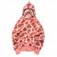 BAPE x BARBIE DOT CAMO SHARK FULL ZIP HOODIE PINK
