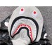 BAPE SPACE CAMO DOUBLE SHARK FULL ZIP HOODIE BLACK
