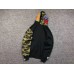 BAPE GREEN CAMO FULL ZIP HOODIE BLACK
