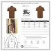 Burberry Striped Collar Polo Shirt in Brown