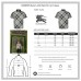 Burberry Geometric Check Polo Shirt (Black and White)