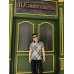 Burberry Geometric Check Polo Shirt (Black and White)