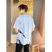 Burberry Knight Print T-Shirt (Light Blue)