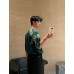 Burberry Green Check Pattern T-Shirt