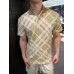 Burberry Geometric Check Polo Shirt