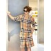 Burberry Beige Check T-Shirt