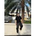 Burberry Monogram Logo Black Polo Shirt