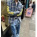Burberry Blue Plaid Shirt