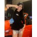 Burberry Knight Motion Logo Black T-Shirt