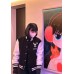 Burberry Varsity Jacket - Black and White