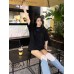 Burberry Black T-Shirt with Blue Equestrian Knight Logo