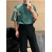 Burberry Green Check Pattern T-Shirt