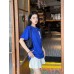 Burberry Embroidered Patch T-Shirt (Blue)