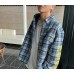 Burberry Blue Plaid Shirt