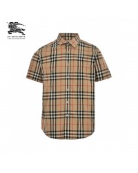 Burberry Check Short-Sleeve Shirt