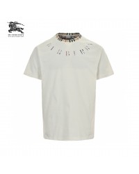 Burberry Logo Collar Detail T-Shirt
