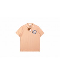 Burberry Textured Polo Shirt in Beige