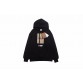 Burberry Black Hoodie with Logo Patch