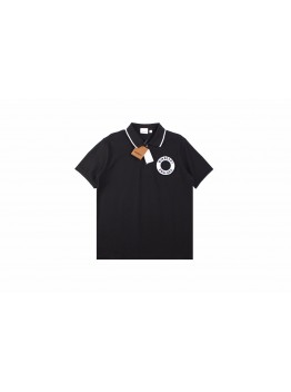 Burberry England Logo Polo Shirt - Black