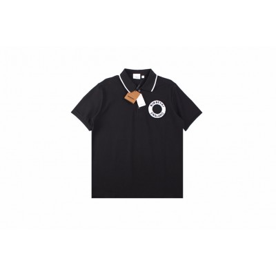 Burberry England Logo Polo Shirt - Black