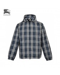 Burberry Checkered Hooded Jacket