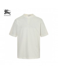 Burberry White Cotton T-Shirt