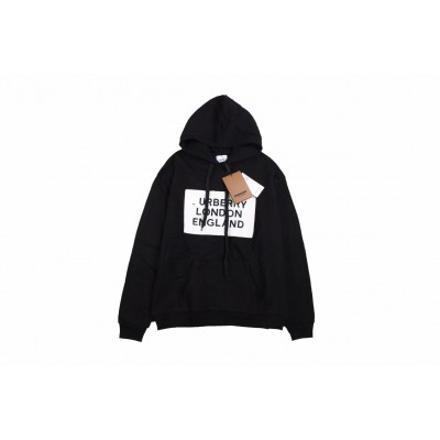 Burberry Black Hoodie with Logo