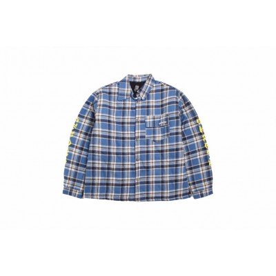 Burberry Blue Plaid Shirt