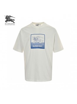 Burberry Knight Logo T-Shirt (White)