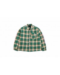 Burberry Green Plaid Shirt