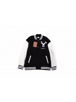 Burberry Varsity Jacket - Black and White