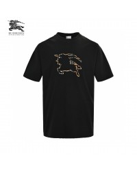 Burberry Knight Logo Black T-Shirt